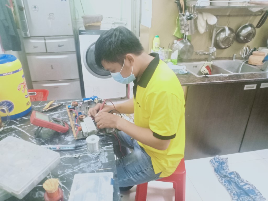 Dịch vụ sửa bếp từ Goldsun lỗi E1 tại Đồng Nai